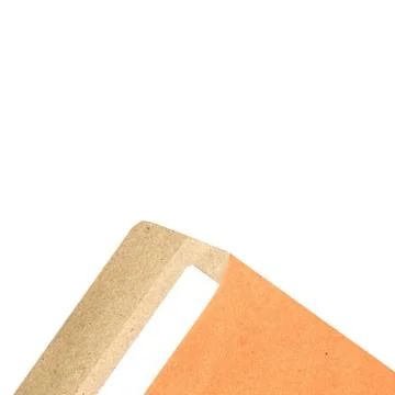 Document file on a white background Stock Photos