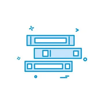 Document files office icon vector design Stock Illustration