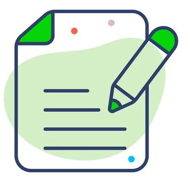 Document Finance Related Vector Line Icon. Editable Stroke Pixel Perfect. Stock Illustration