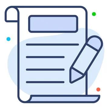 Document Finance Related Vector Line Icon. Editable Stroke Pixel Perfect. Stock Illustration