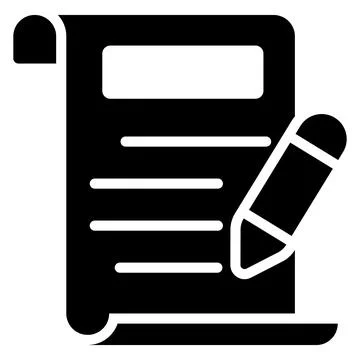 Document Finance Related Vector Line Icon. Editable Stroke Pixel Perfect. Illustrazione stock