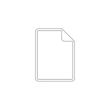 Document. flat vector icon Stock Illustration
