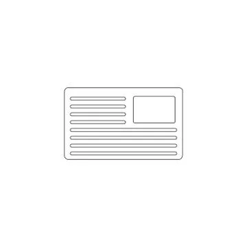 Document. flat vector icon Stock Illustration