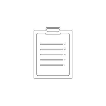 Document. flat vector icon Stock Illustration