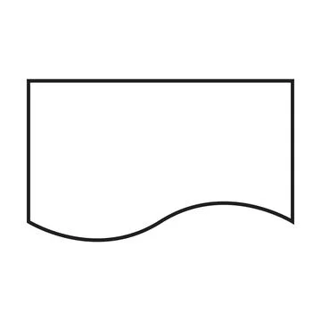 Document flow chart Shape element for process layout diagram illustration f.. Stock Illustration