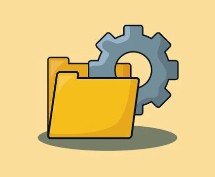 Document folder design イラスト素材