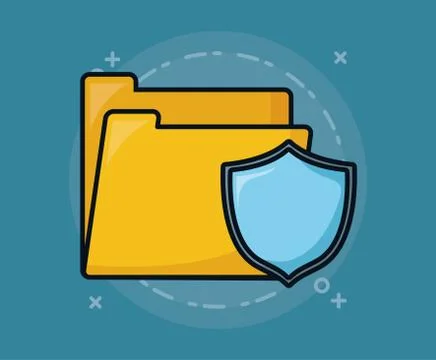 Document folder design Stock Illustration