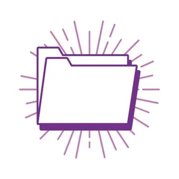Document folder design Stock Illustration