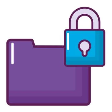 Document folder design Stock Illustration