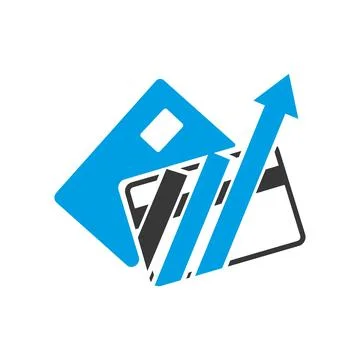 Document Folder glyph icon. Style is bicolor flat symbol Stock Illustration