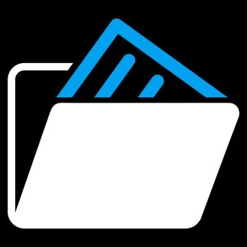 Document Folder Icon Stock Illustration