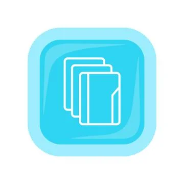 Document Folder Icon Stock Illustration