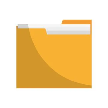 Document folder icon Stock Illustration