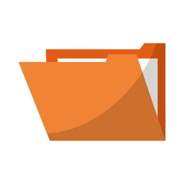Document folder icon 库存插图