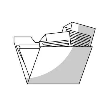 Document folder icon Stockillustratie