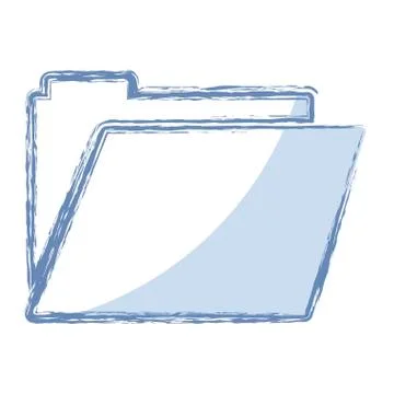 Document folder icon Illustrazione stock