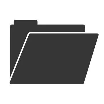 Document folder icon Stock Illustration
