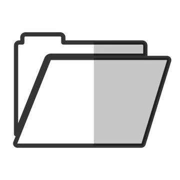 Document folder icon Stockillustratie