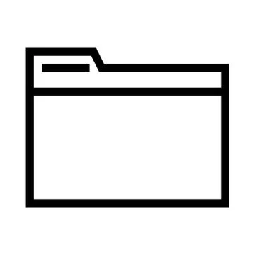 Document Folder Icon Stock Illustration