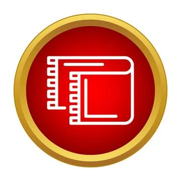Document folder icon storing important archive data イラスト素材