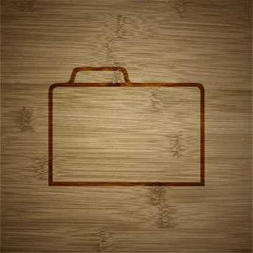 Document folder icon symbol Flat modern web design with long shadow and space Stock Illustration