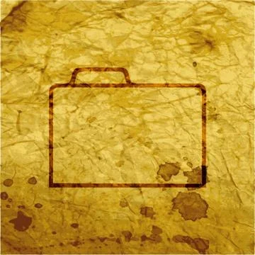 Document folder icon symbol Flat modern web design with long shadow and space Stock Illustration