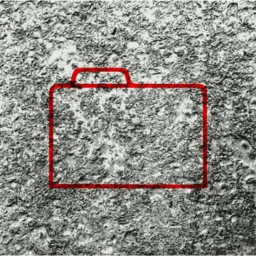Document folder icon symbol Flat modern web design with long shadow and space Illustrazione stock