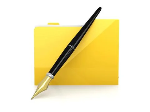 Document folder Stock-Illustration