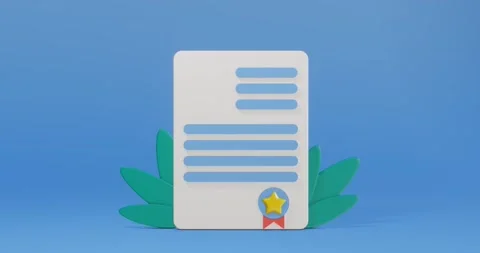 Document. Folder with papers. Research or approval validation document. Stock Footage 197360806