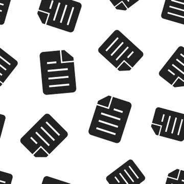 Document folder portfolio seamless pattern background. Business concept vecto Stock-Illustration