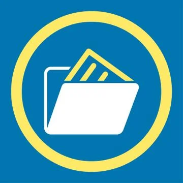 Document Folder Rounded Vector Icon イラスト素材