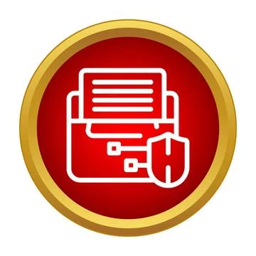 Document folder with secure shield icon protecting data Stock Illustration