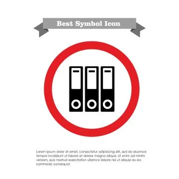 Document folders Stock-Illustration