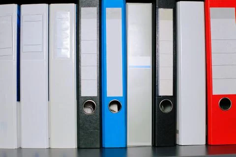 Document folders Fotos de archivo