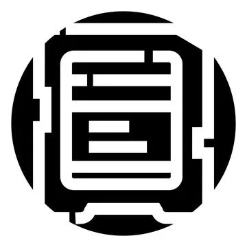 Document form icon with maze pattern Stock Illustration