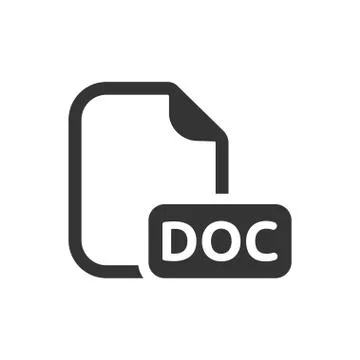 Document Format Icon Stock Illustration