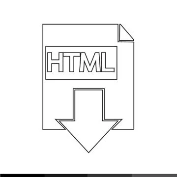 Document format icon Illustration design Stock Illustration