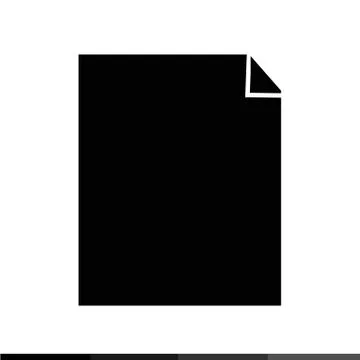 Document format icon Illustration design Illustrazione stock