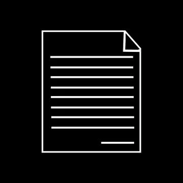 Document format icon Illustration design Illustrazione stock