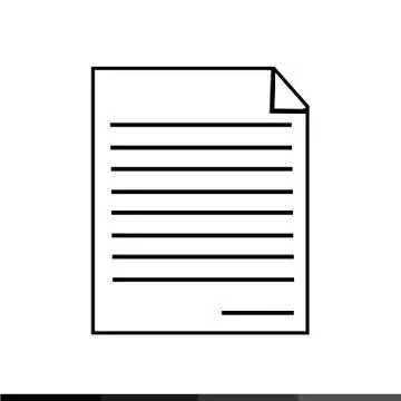 Document format icon Illustration design 스톡 일러스트