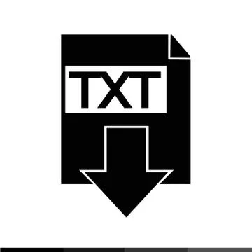 Document format icon Illustration design 스톡 일러스트