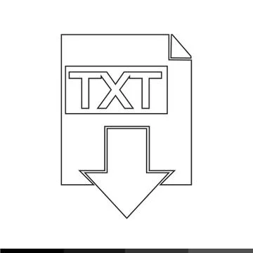 Document format icon Illustration design 스톡 일러스트