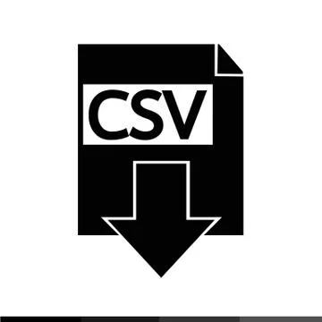 Document format icon Illustration design Stock Illustration