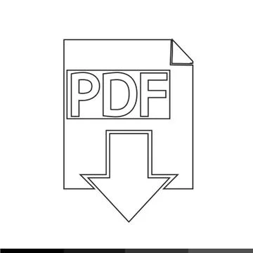 Document format icon Illustration design Illustrazione stock