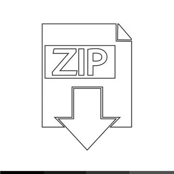 Document format icon Illustration design 스톡 일러스트
