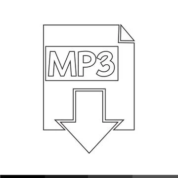 Document format icon Illustration design 스톡 일러스트