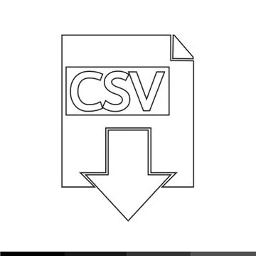 Document format icon Illustration design 스톡 일러스트