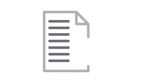 A document icon alongside a gear wheel, indicating options for editing or c.. Stock Footage 335011990