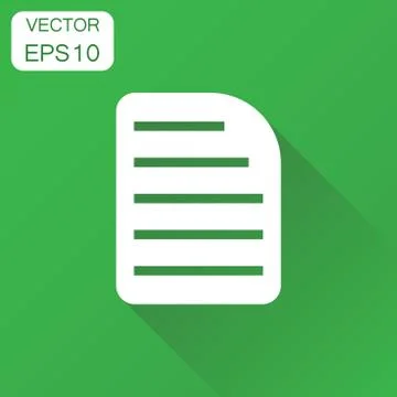 Document icon. Business concept archive data file symbol pictogram. Vector il 스톡 일러스트