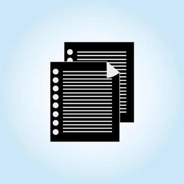 Document icon design Stockillustratie